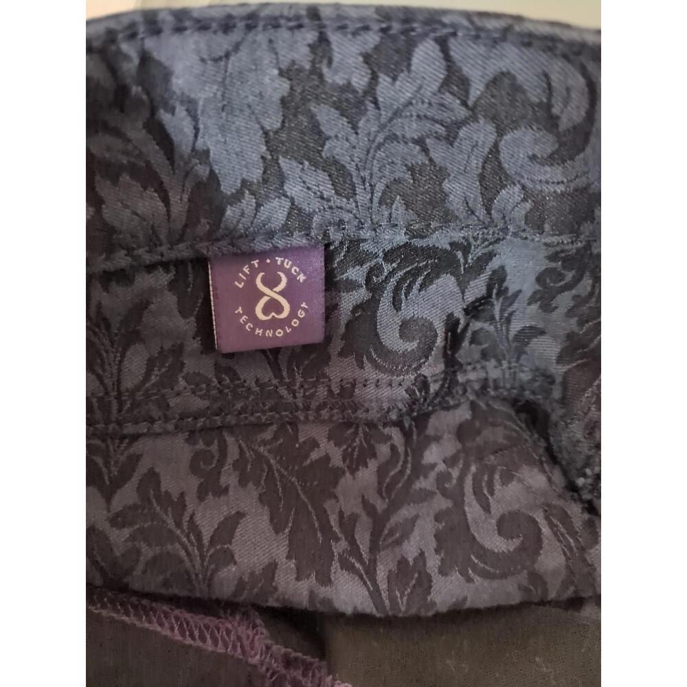 NYDJ Jeans Womens 4P Petite Moody Floral Print Legging Elegant Classic Timeless - Picture 10 of 11